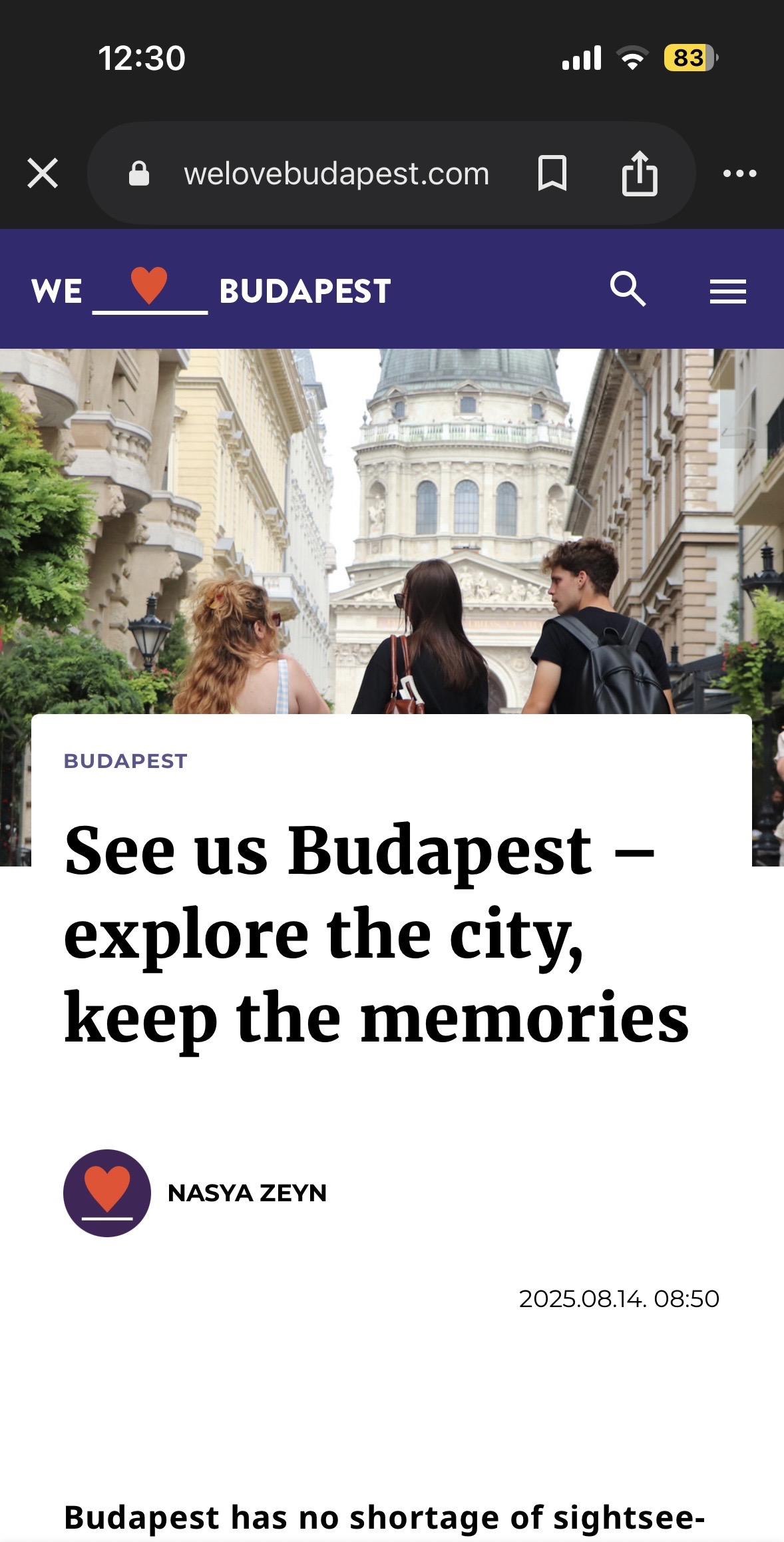 We Love Budapest